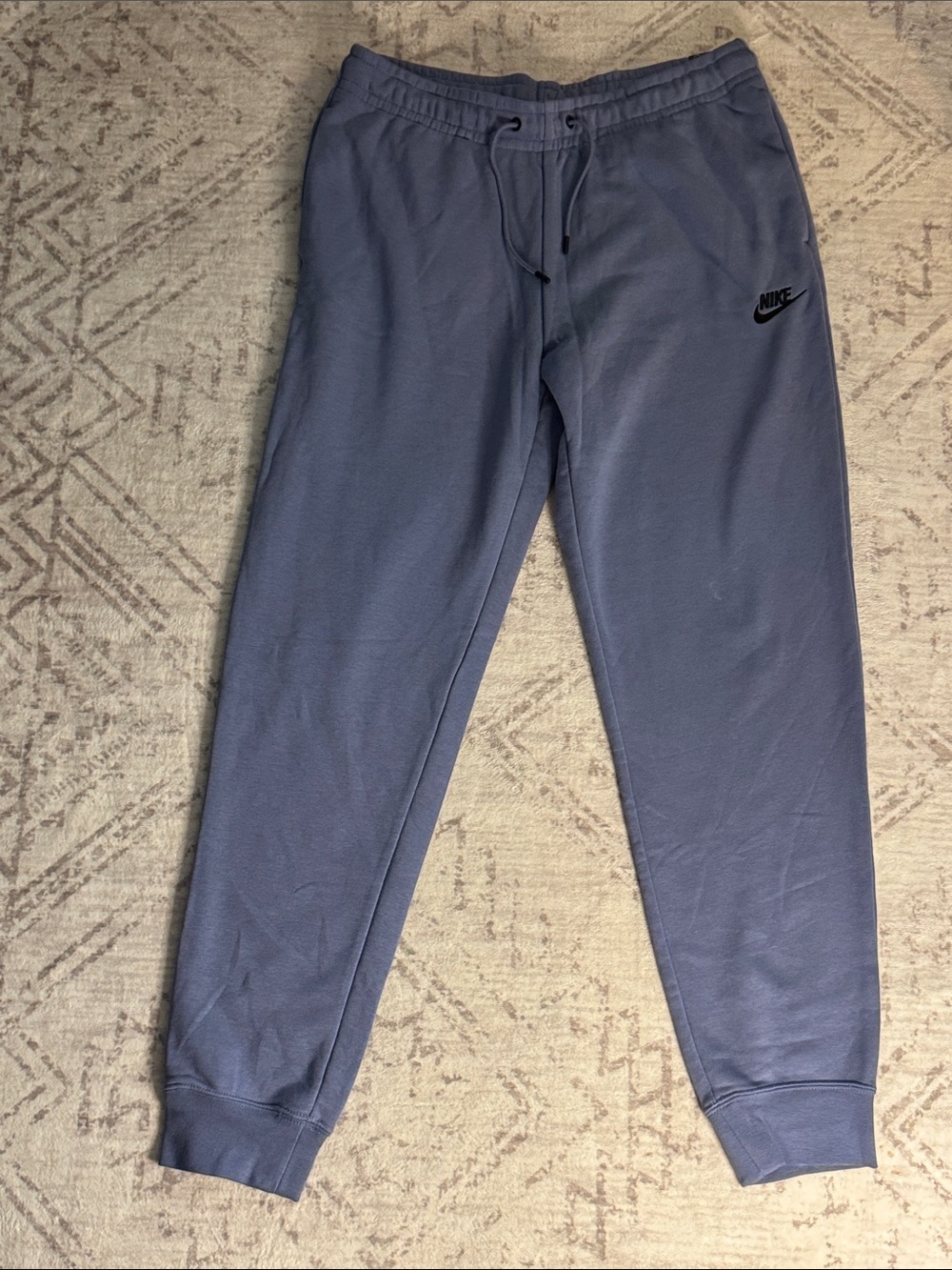 Nike Periwinkle Jogger Pants with Black Swoosh
